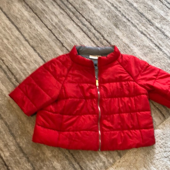 Chico’s Red Puffy Jacket - Picture 1 of 5